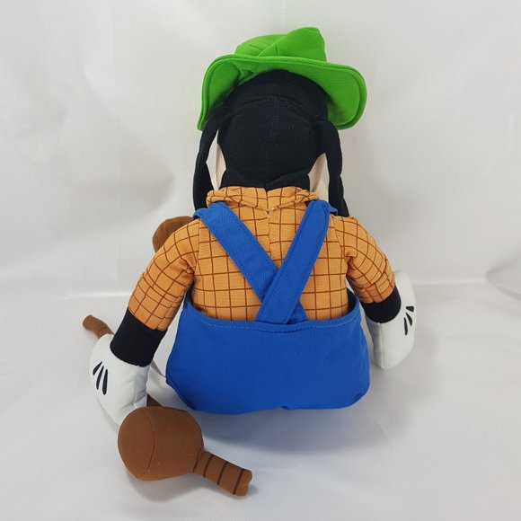 DISNEY Goofy Fishing Plush Stuffed Animal Toy Walt Disney World Goofy Fisherman - Picture 8 of 10